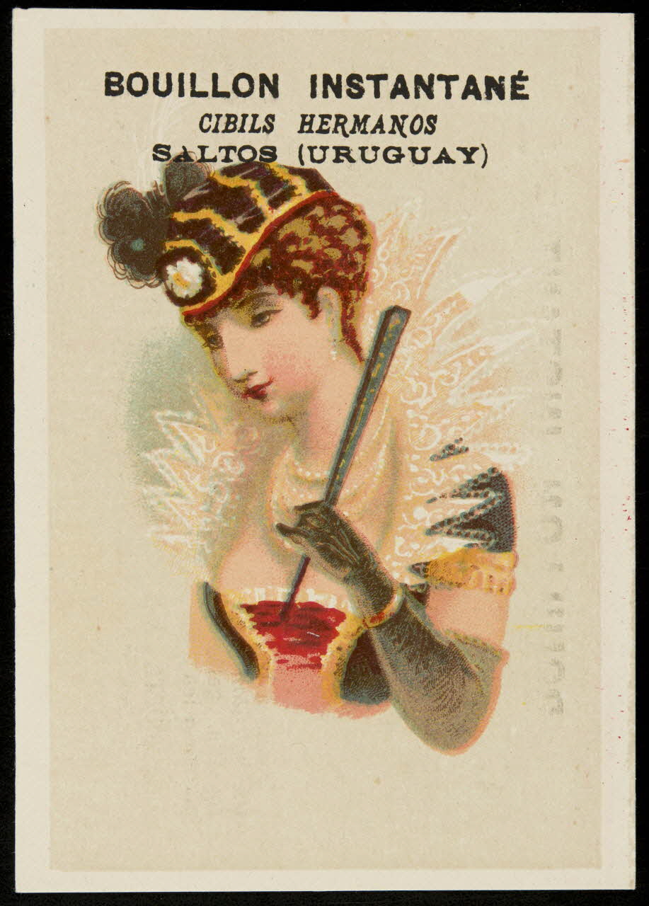 Bouillon-Rivoyre carte réclame chromo Paris 1882-1890 1995.1.2823.6 Photo