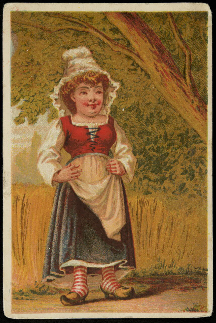 Bouillon-Rivoyre carte réclame chromo Paris 1877-1893 1995.1.2824.1 Photo