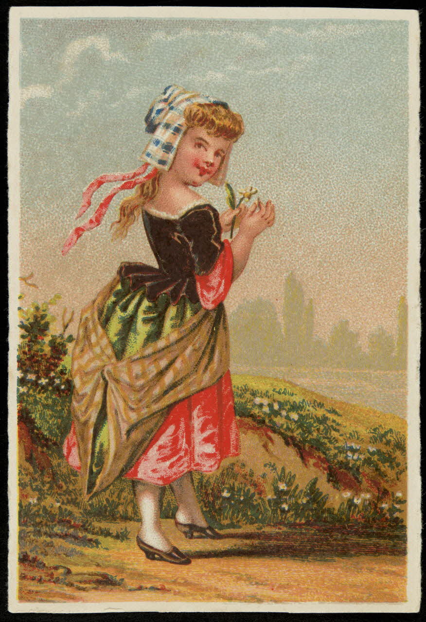 Bouillon-Rivoyre carte réclame chromo Paris 1877-1893 1995.1.2824.3 Photo