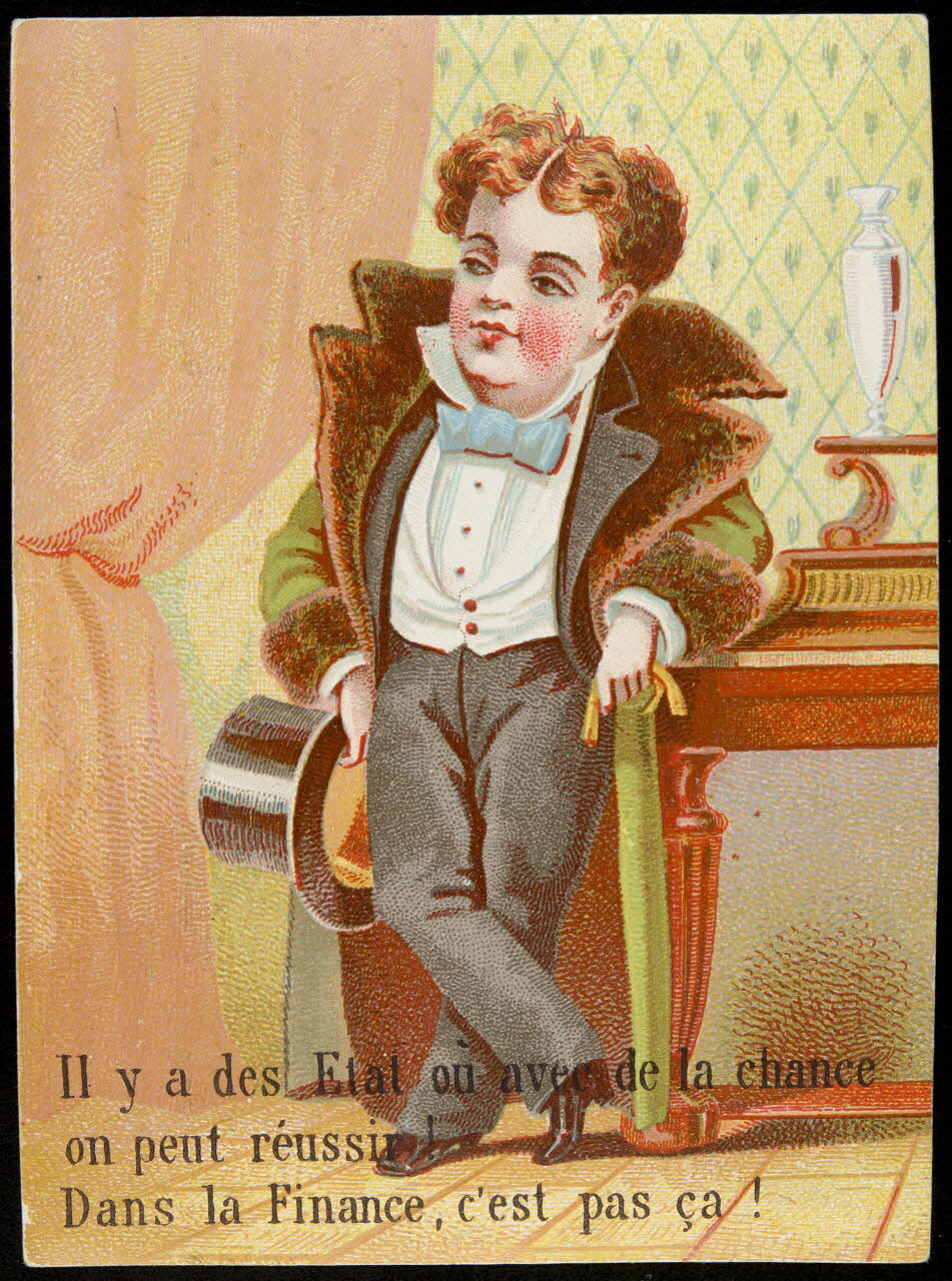 Bouillon-Rivoyre carte réclame chromo Paris 1877-1893 1995.1.2824.4 Photo