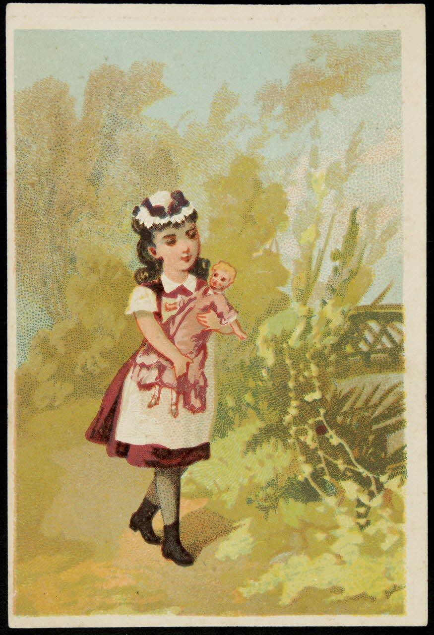 Bouillon-Rivoyre carte réclame chromo Paris 1877-1893 1995.1.2827.1 Photo