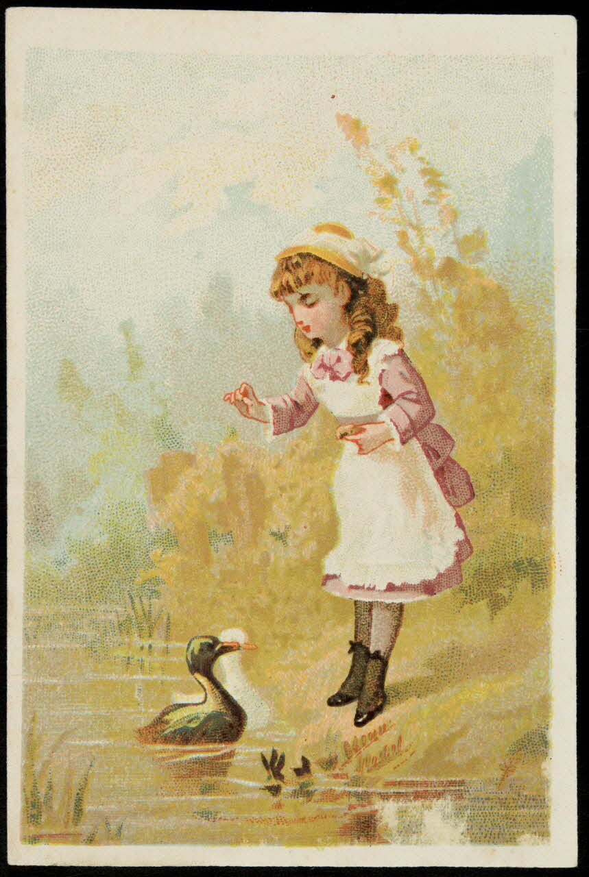 Bouillon-Rivoyre carte réclame chromo Paris 1877-1893 1995.1.2827.2 Photo