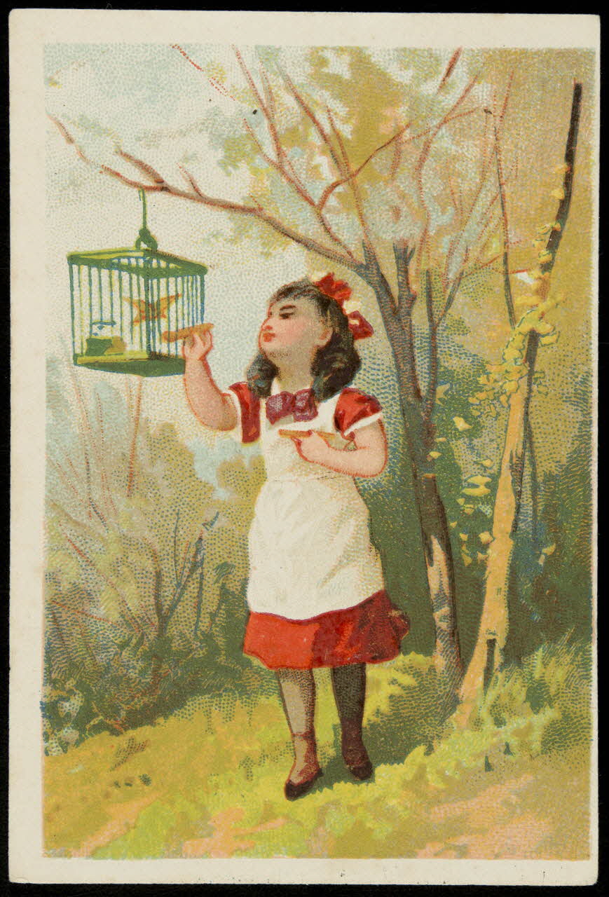 Bouillon-Rivoyre carte réclame chromo Paris 1877-1893 1995.1.2827.3 Photo