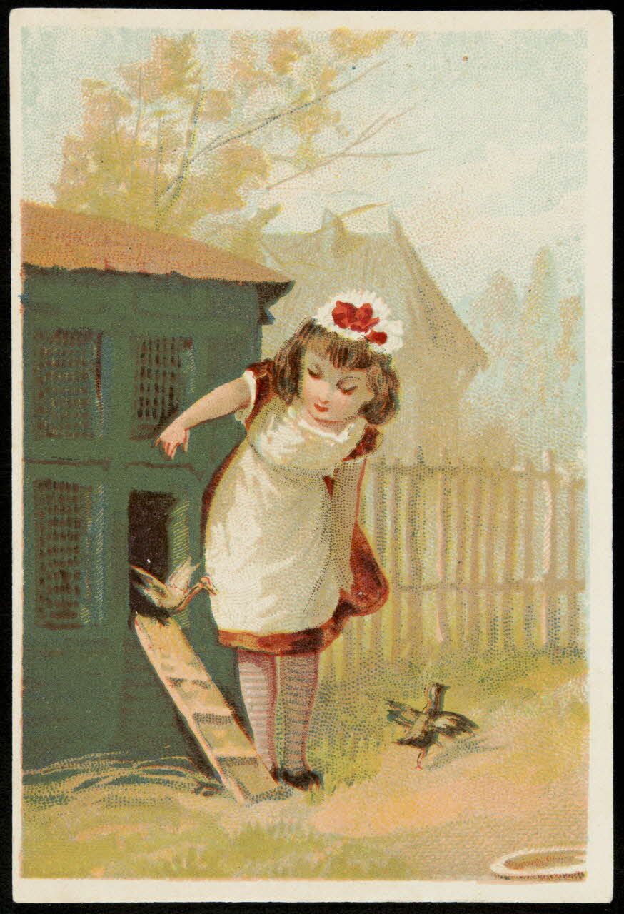 Bouillon-Rivoyre carte réclame chromo Paris 1877-1893 1995.1.2827.5 Photo