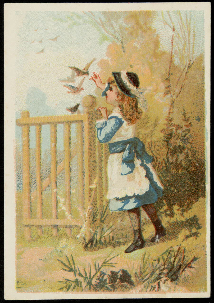 Bouillon-Rivoyre carte réclame chromo Paris 1877-1893 1995.1.2827.6 Photo