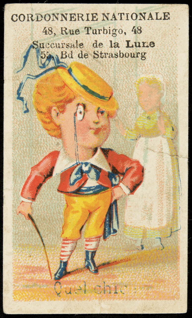 Bouillon-Rivoyre ; Pitron A. carte réclame chromo Paris 1893 1995.1.2828.2 Photo