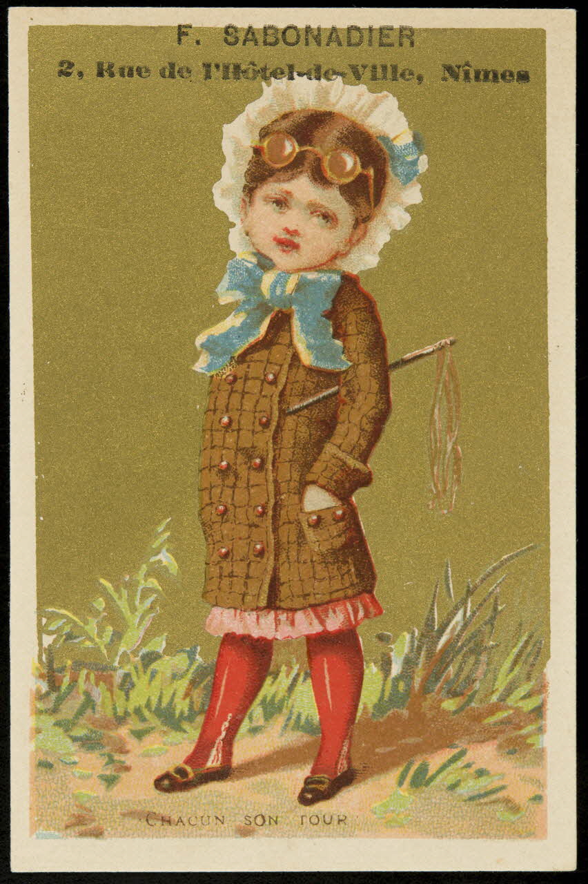 Bouillon-Rivoyre ; Kahn carte réclame chromo Paris 1877-1893 1995.1.2829.2 Photo