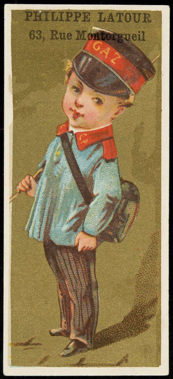 Bouillon-Rivoyre ; Pitron A. carte réclame chromo Paris 1893 1995.1.2830.2 Photo