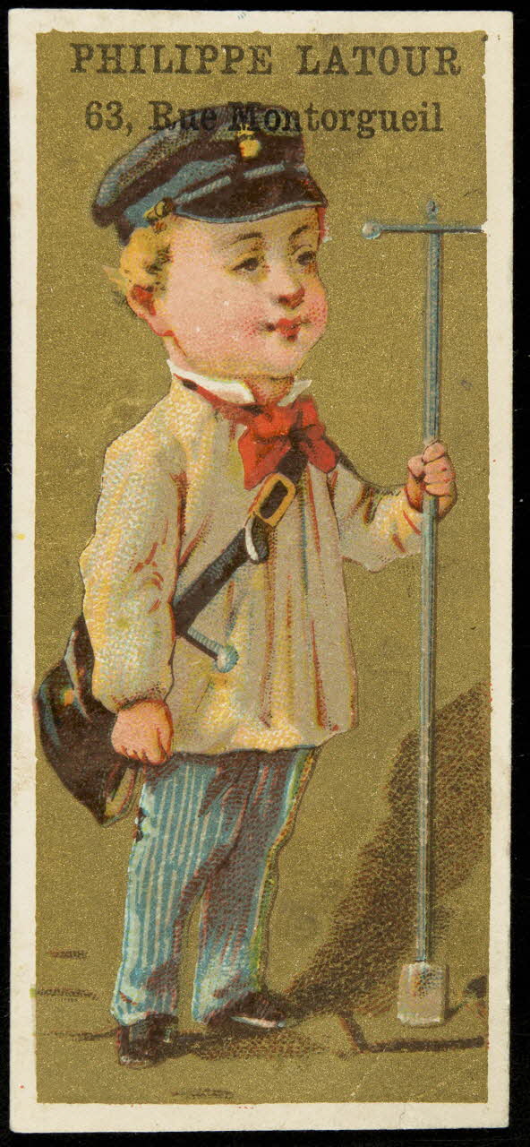 Bouillon-Rivoyre ; Pitron A. carte réclame chromo Paris 1893 1995.1.2830.3 Photo