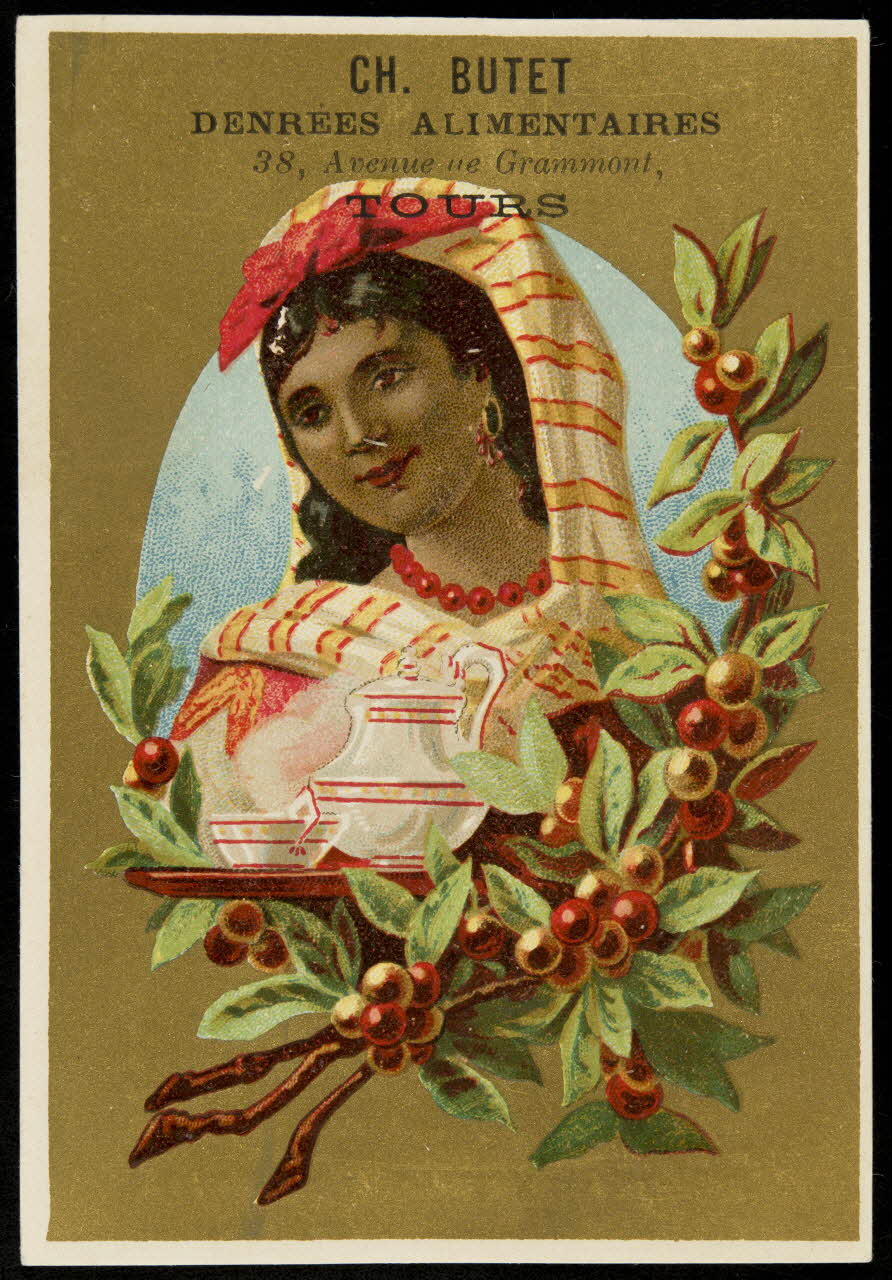 Bouillon-Rivoyre carte réclame chromo Paris 1877-1893 1995.1.2834.1 Photo