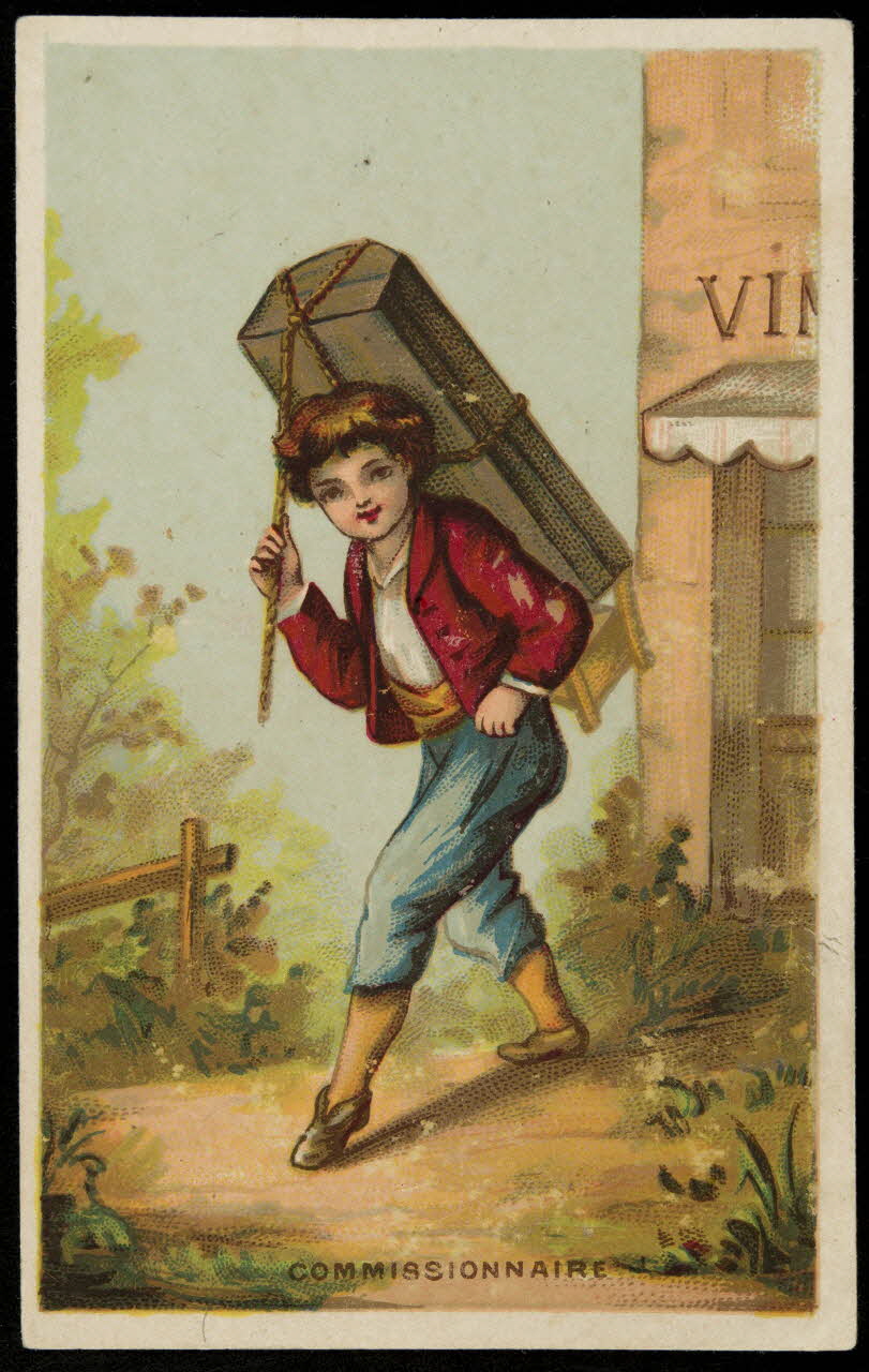 Bouillon-Rivoyre carte réclame chromo Paris 1877-1893 1995.1.2836.2 Photo