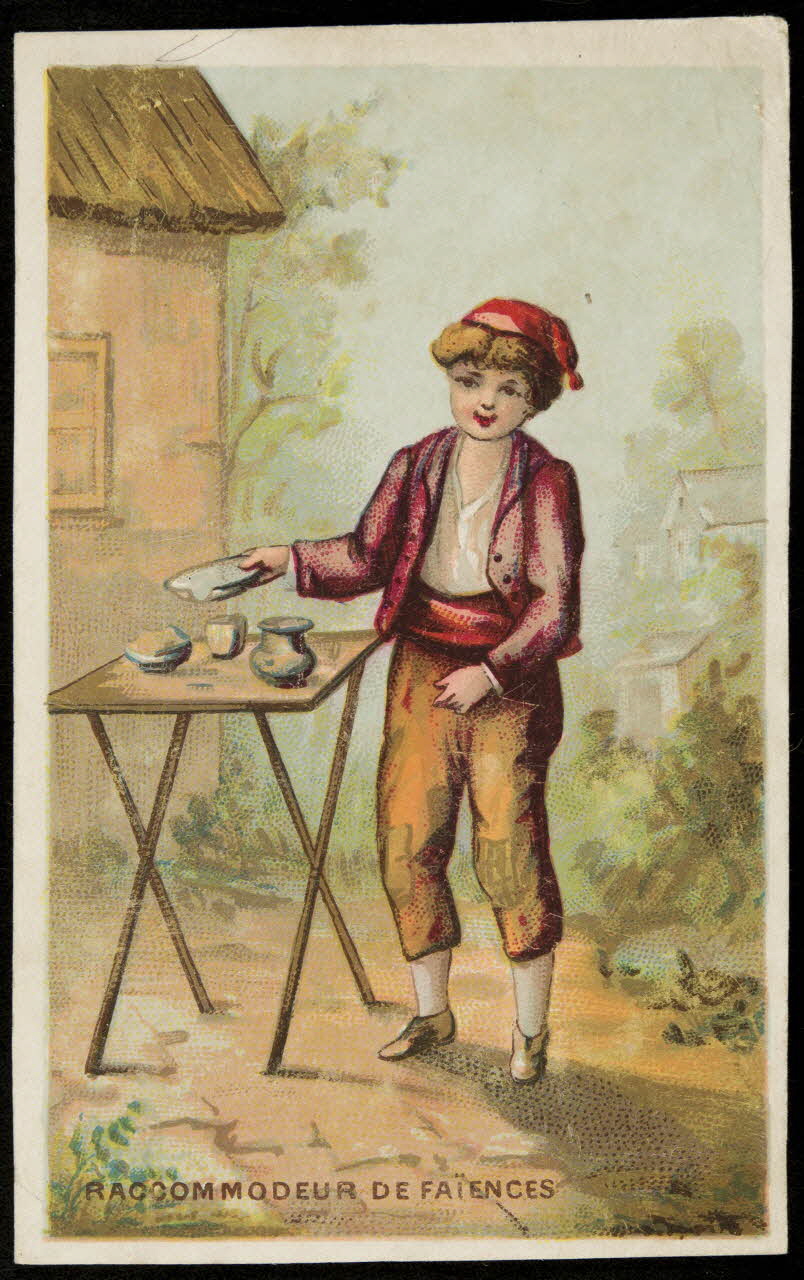 Bouillon-Rivoyre carte réclame chromo Paris 1877-1893 1995.1.2836.7 Photo