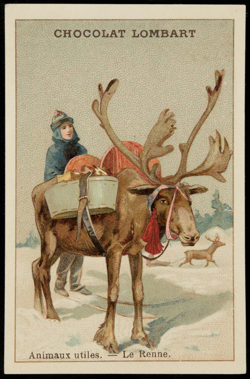 Bouillon-Rivoyre ; Gouweloos carte réclame chromo Paris 1877-1893 1995.1.2837.9 Photo