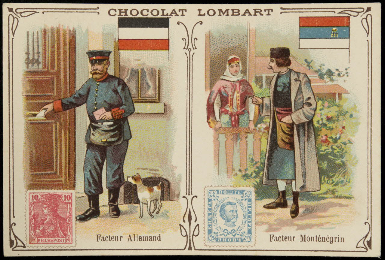 Bouillon-Rivoyre ; Gouweloos ; Norgeu carte réclame chromo Paris 1877-1893 1995.1.2838.1 Photo