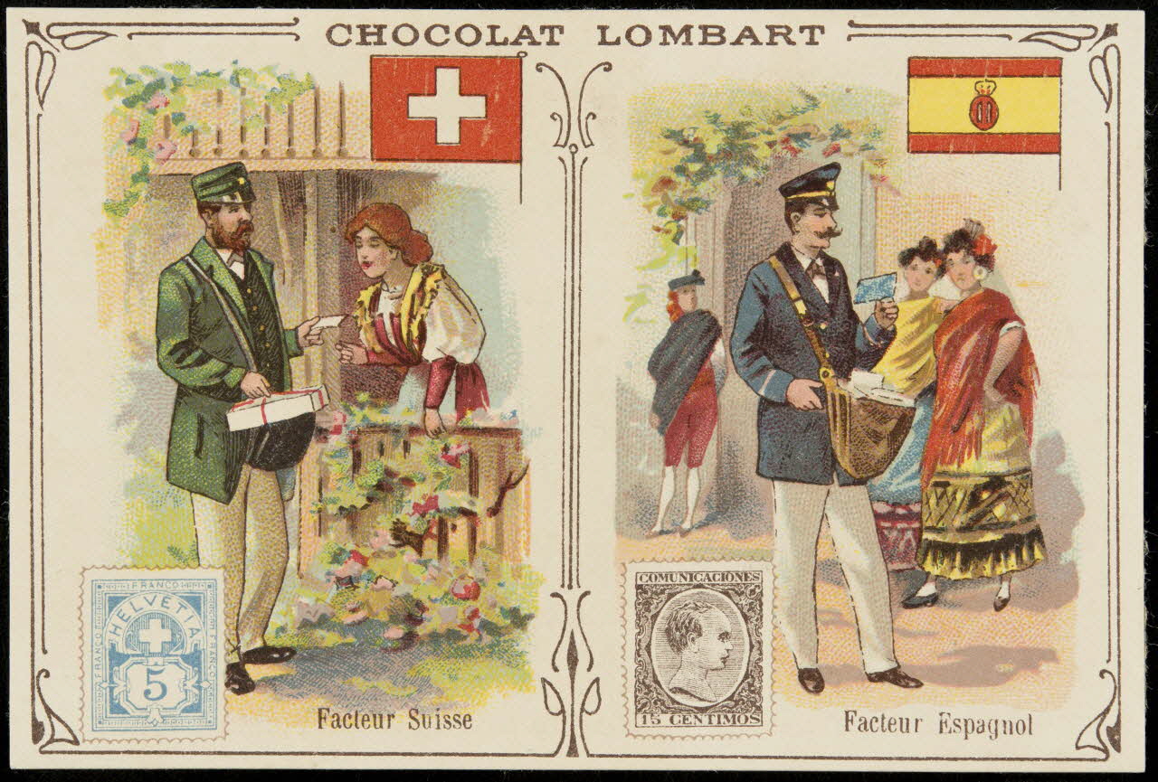 Bouillon-Rivoyre ; Gouweloos ; Norgeu carte réclame chromo Paris 1877-1893 1995.1.2838.10 Photo