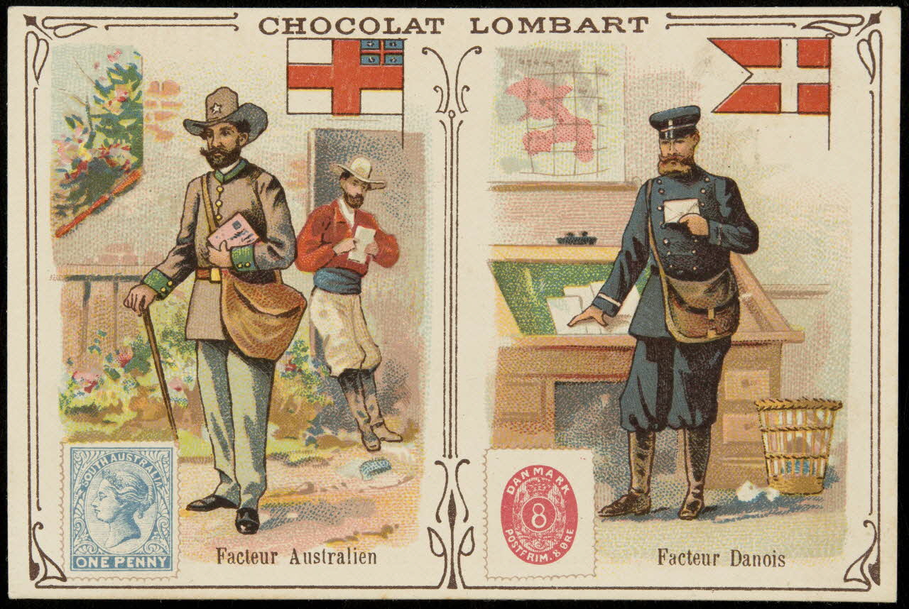 Bouillon-Rivoyre ; Gouweloos ; Norgeu carte réclame chromo Paris 1877-1893 1995.1.2838.11 Photo