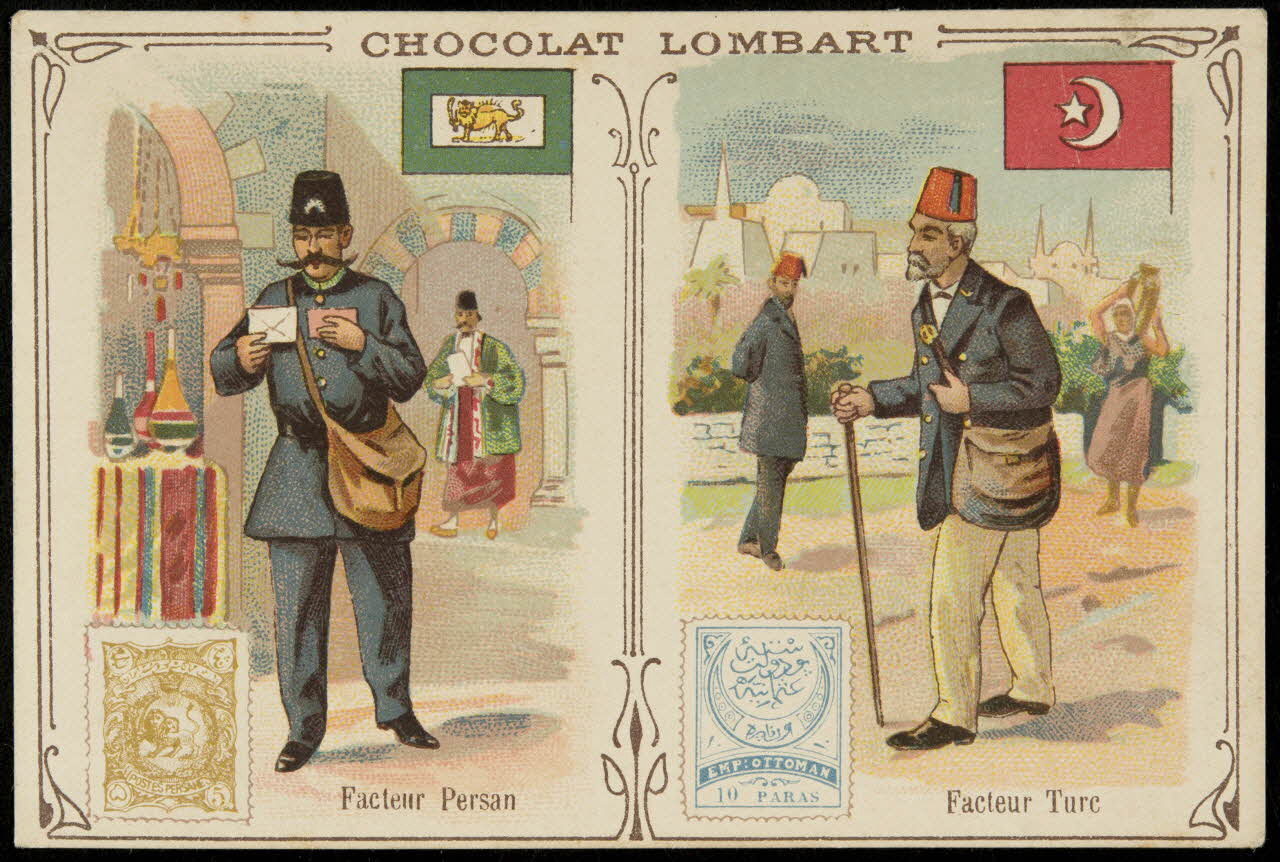 Bouillon-Rivoyre ; Gouweloos ; Norgeu carte réclame chromo Paris 1877-1893 1995.1.2838.12 Photo