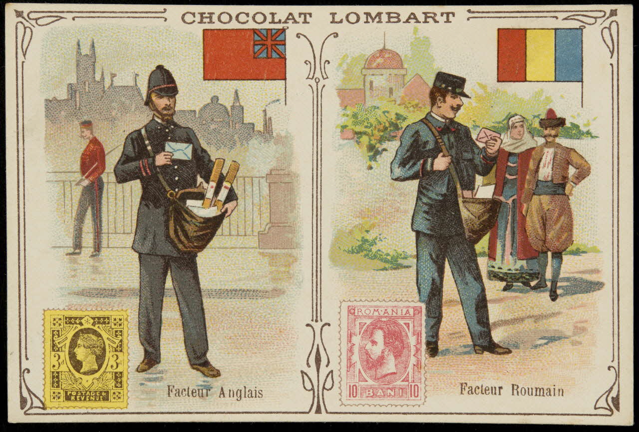 Bouillon-Rivoyre ; Gouweloos ; Norgeu carte réclame chromo Paris 1877-1893 1995.1.2838.2 Photo