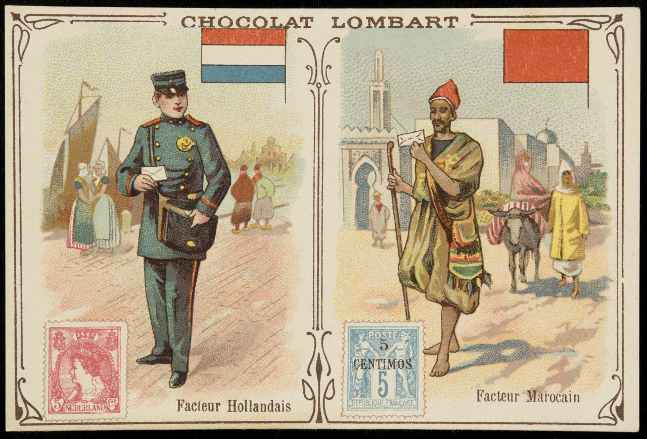 Bouillon-Rivoyre ; Gouweloos ; Norgeu carte réclame chromo Paris 1877-1893 1995.1.2838.4 Photo