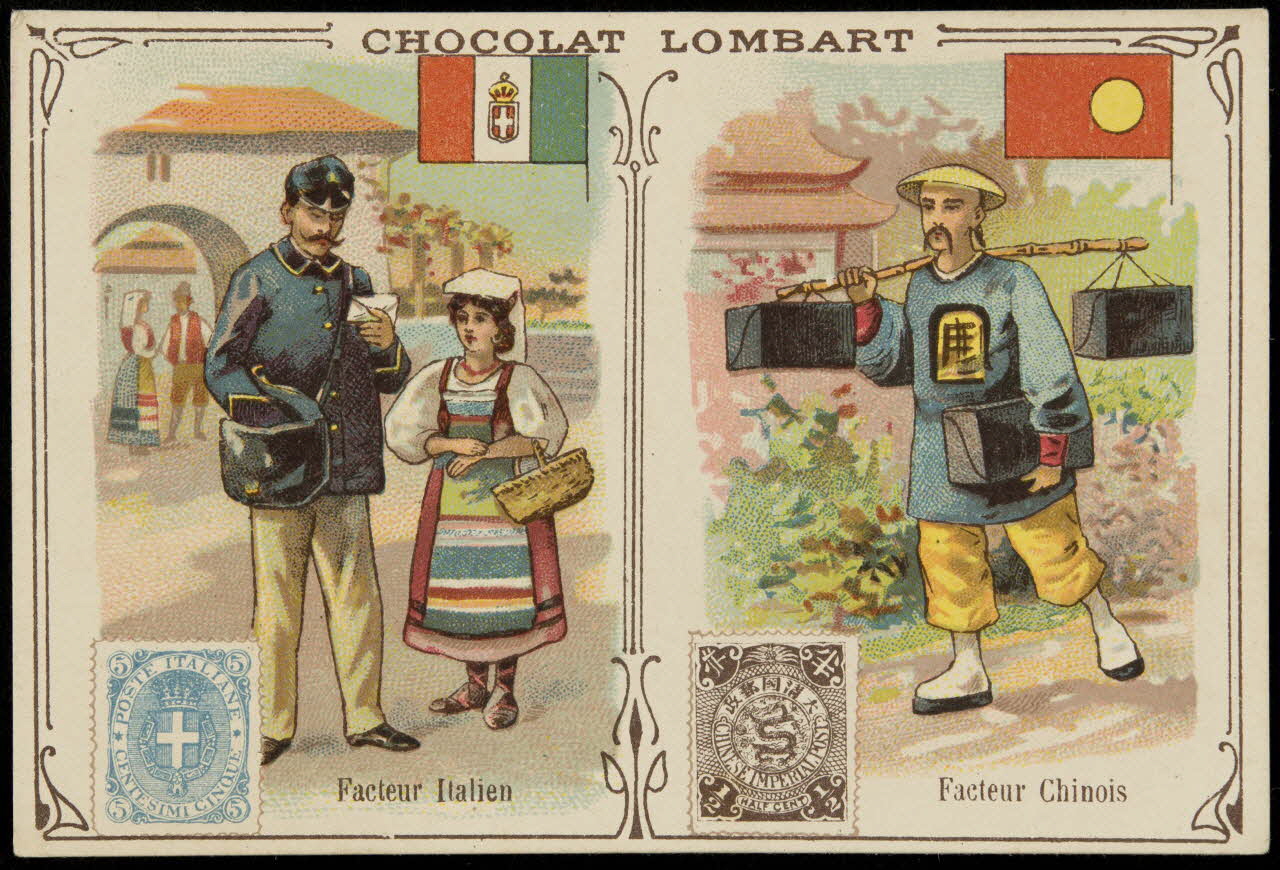 Bouillon-Rivoyre ; Gouweloos ; Norgeu carte réclame chromo Paris 1877-1893 1995.1.2838.6 Photo