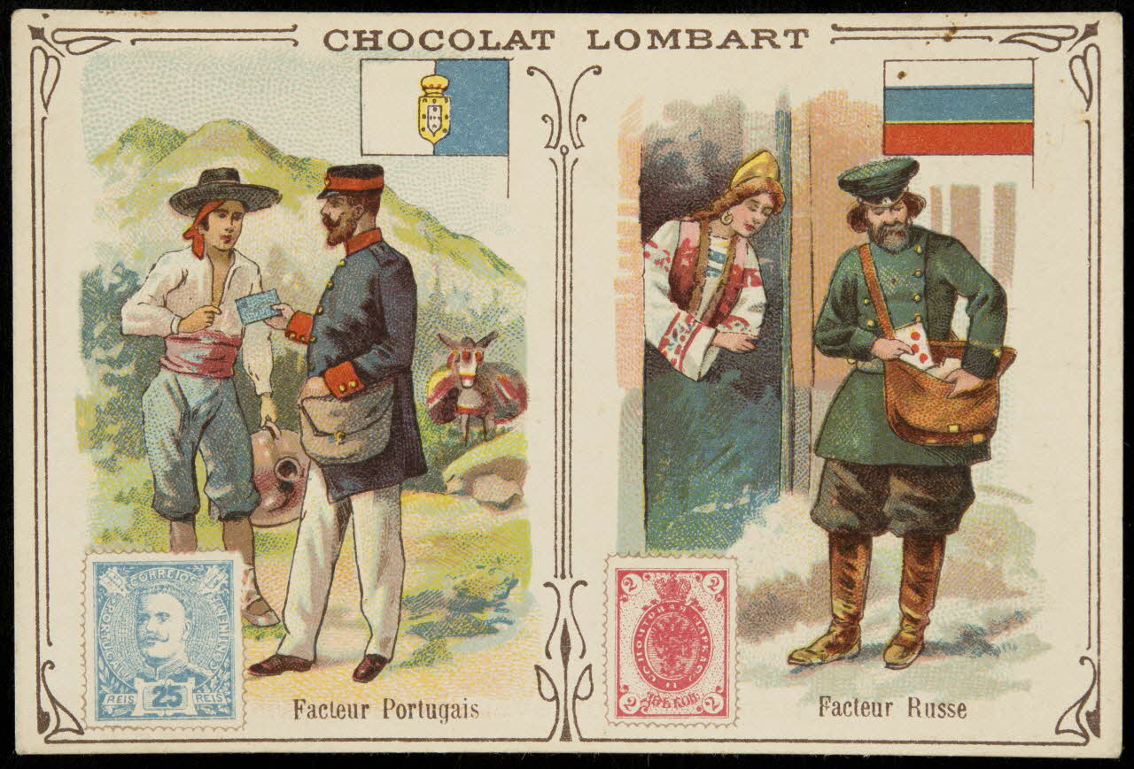 Bouillon-Rivoyre ; Gouweloos ; Norgeu carte réclame chromo Paris 1877-1893 1995.1.2838.7 Photo