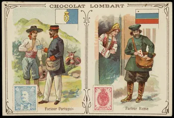 Bouillon-Rivoyre ; Gouweloos ; Norgeu carte réclame chromo Paris 1877-1893 1995.1.2838.7 Photo