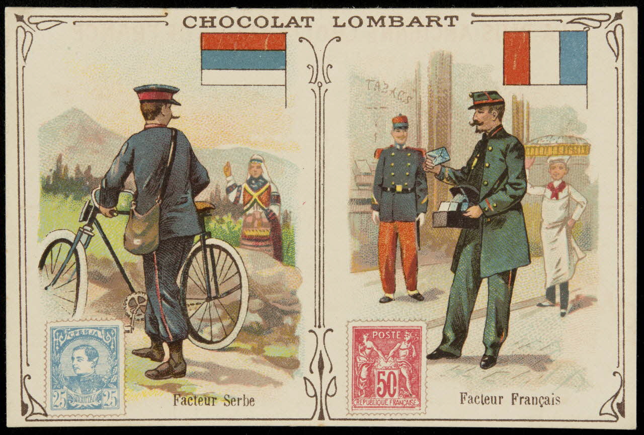 Bouillon-Rivoyre ; Gouweloos ; Norgeu carte réclame chromo Paris 1877-1893 1995.1.2838.8 Photo