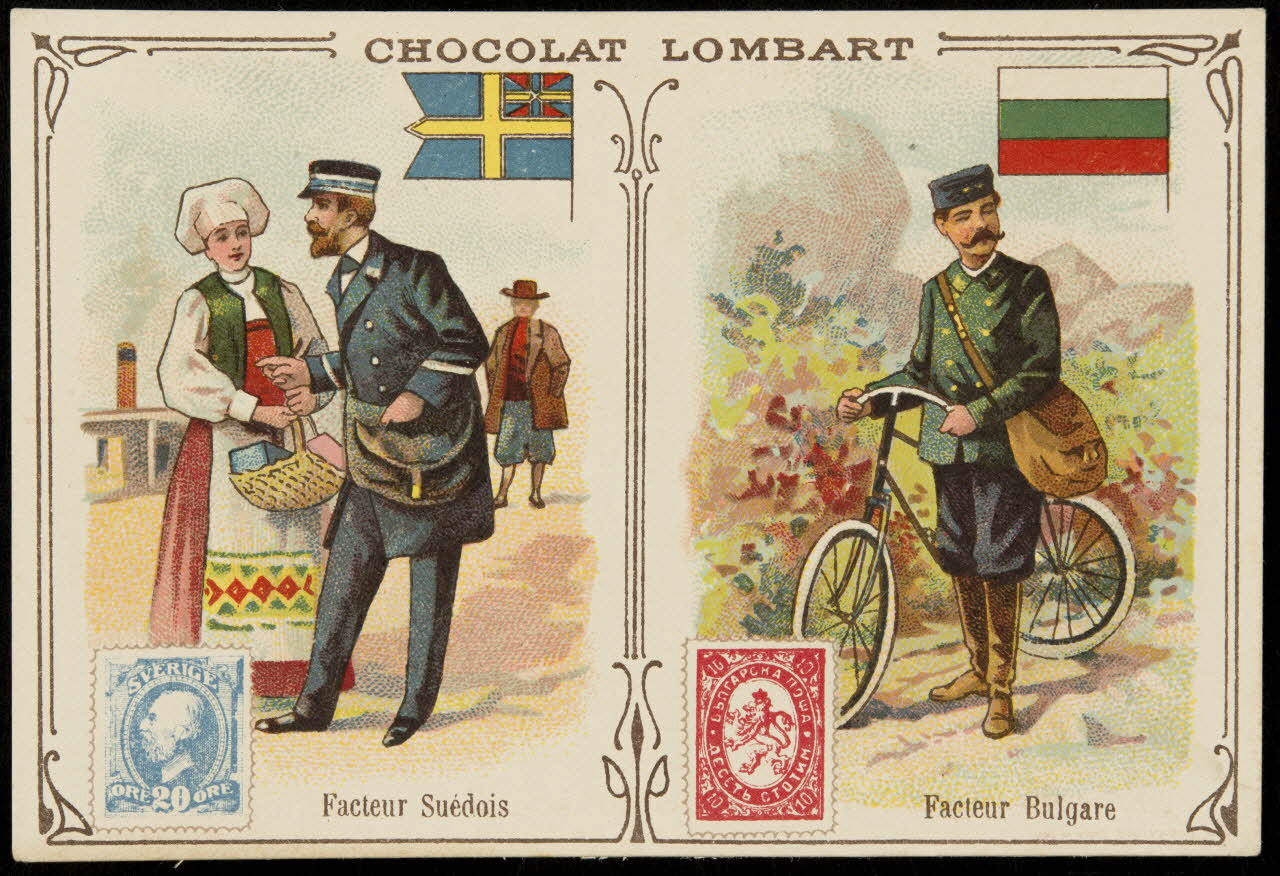 Bouillon-Rivoyre ; Gouweloos ; Norgeu carte réclame chromo Paris 1877-1893 1995.1.2838.9 Photo