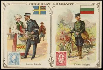 Bouillon-Rivoyre ; Gouweloos ; Norgeu carte réclame chromo Paris 1877-1893 1995.1.2838.9 Photo