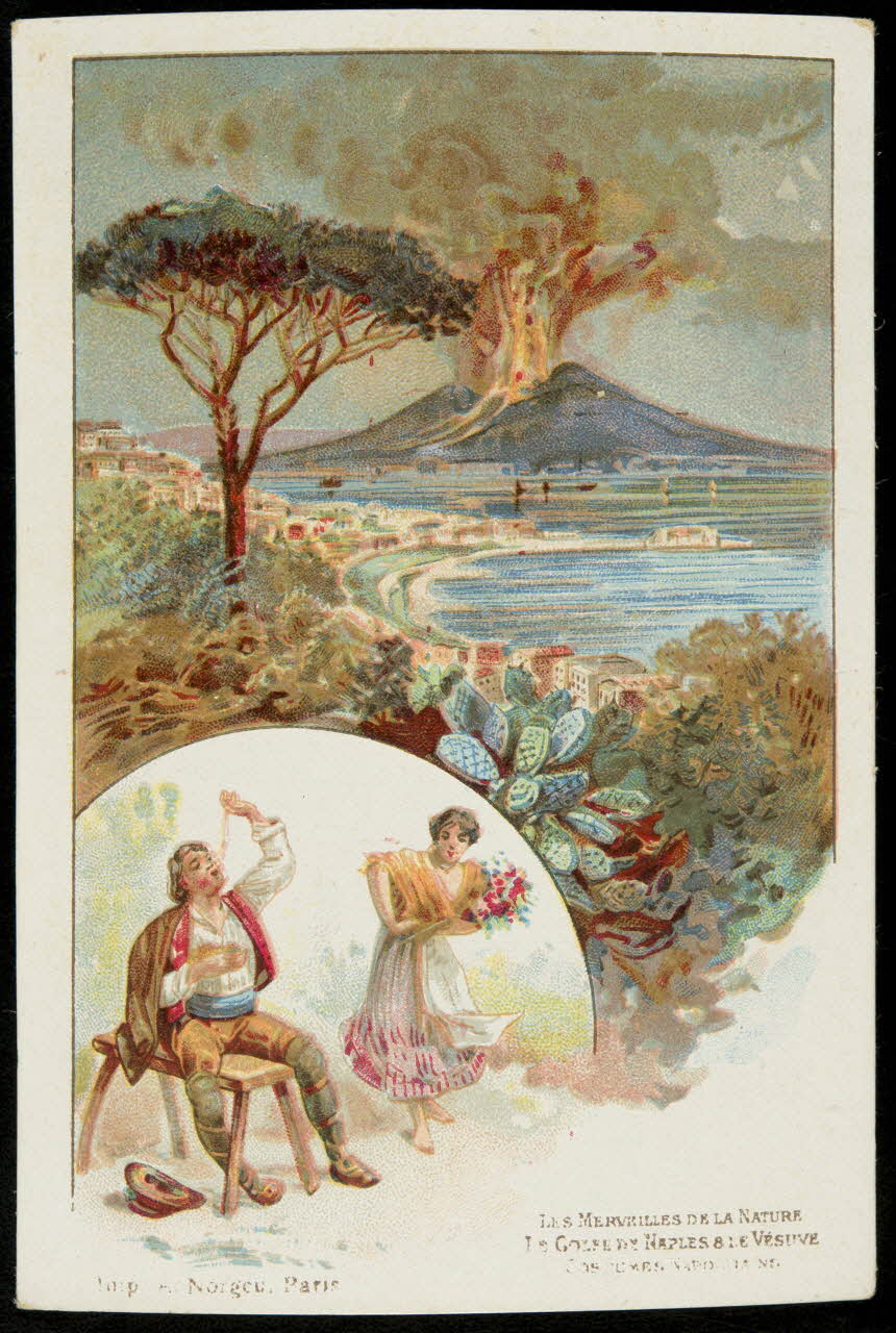 Bouillon-Rivoyre ; Norgeu A. carte réclame chromo Paris 1877-1893 1995.1.2840.4 Photo