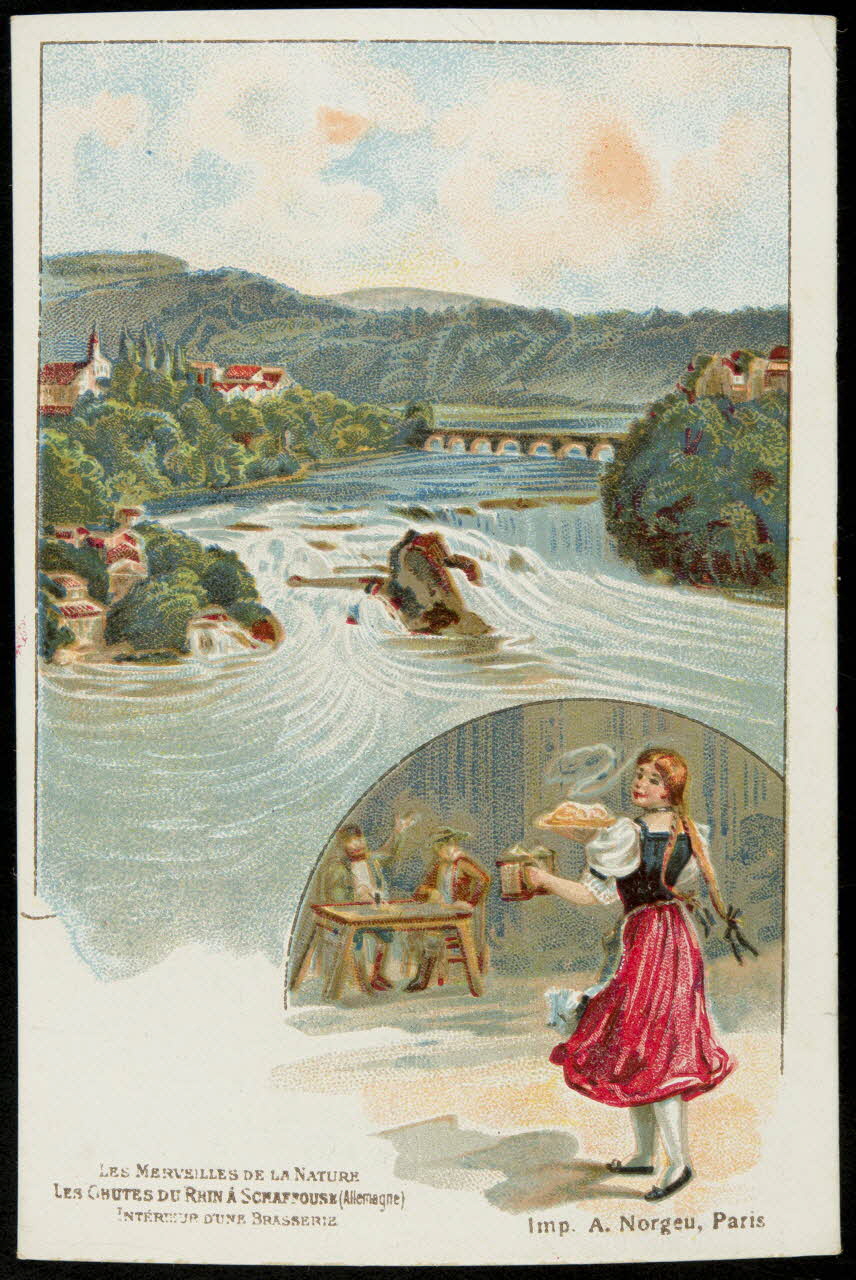 Bouillon-Rivoyre ; Norgeu A. carte réclame chromo Paris 1877-1893 1995.1.2840.7 Photo