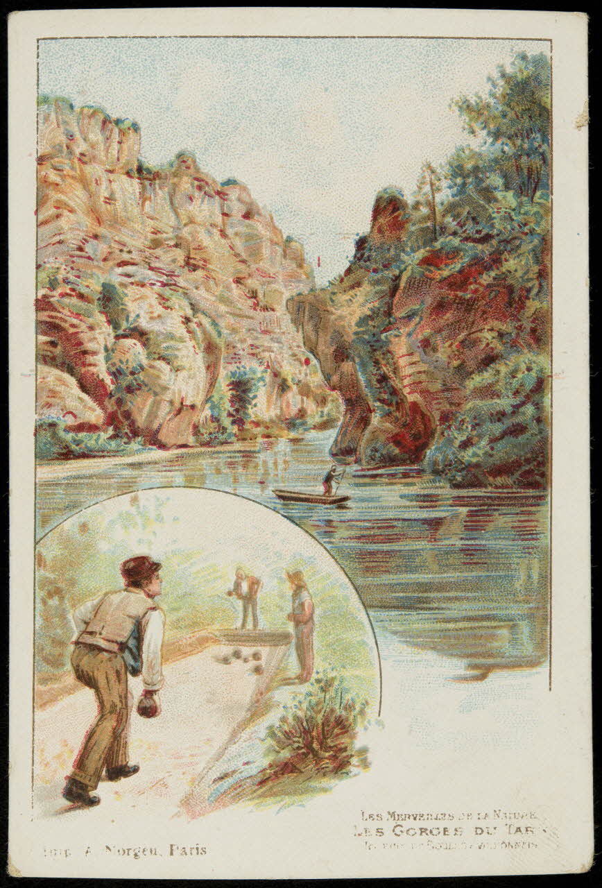 Bouillon-Rivoyre ; Norgeu A. carte réclame chromo Paris 1877-1893 1995.1.2840.8 Photo