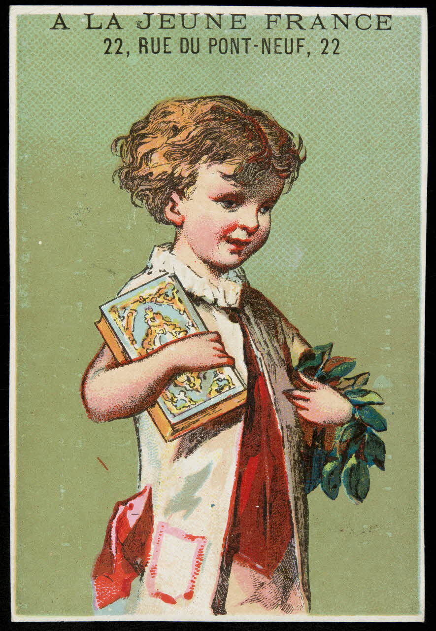 Bouillon-Rivoyre carte réclame chromo Paris 1877-1882 1995.1.2841.2 Photo