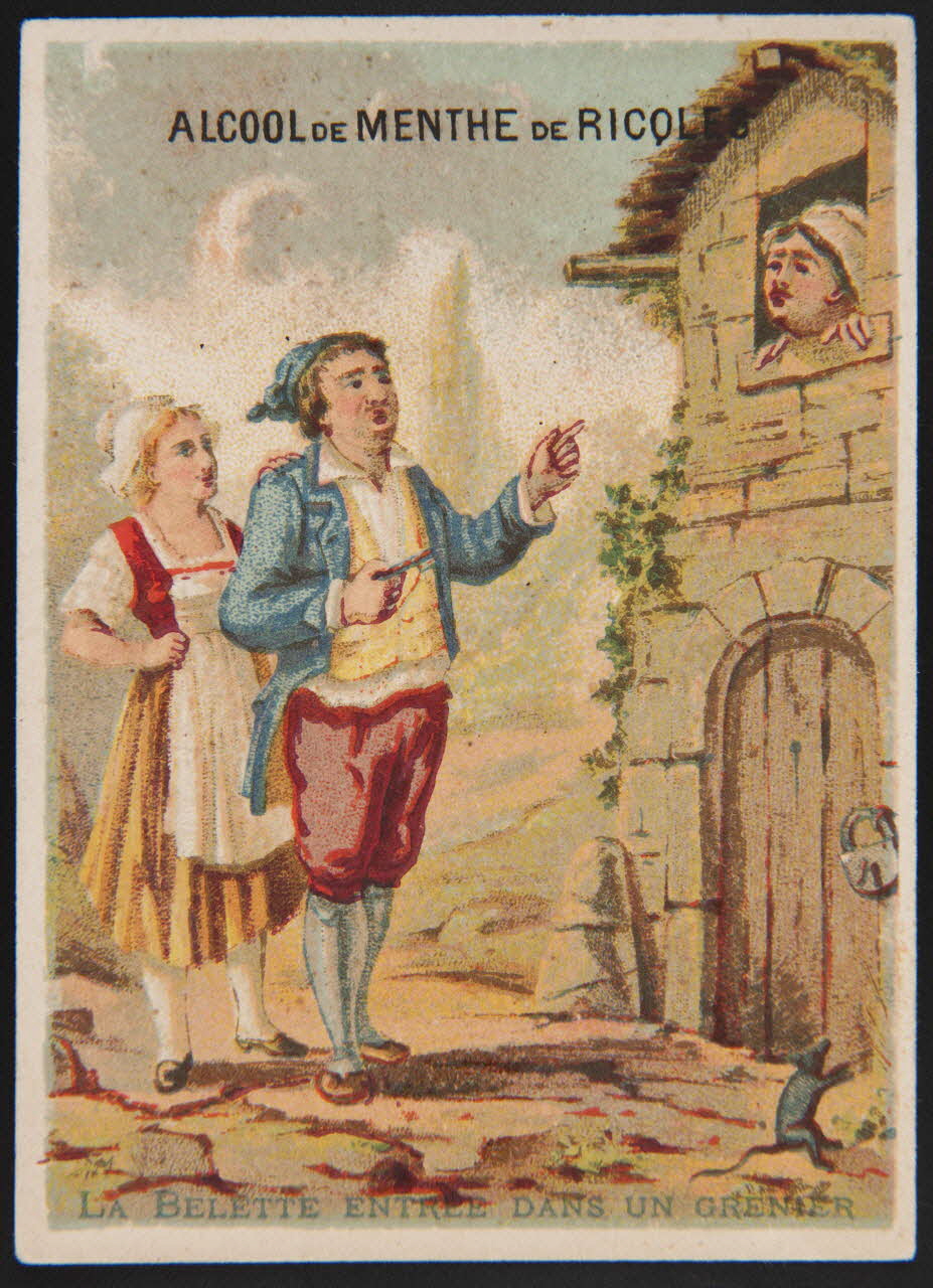 Cochet et Roulié ; Bouillon-Rivoyre carte réclame chromo Paris 1878-1880 1995.1.2845.1 Photo