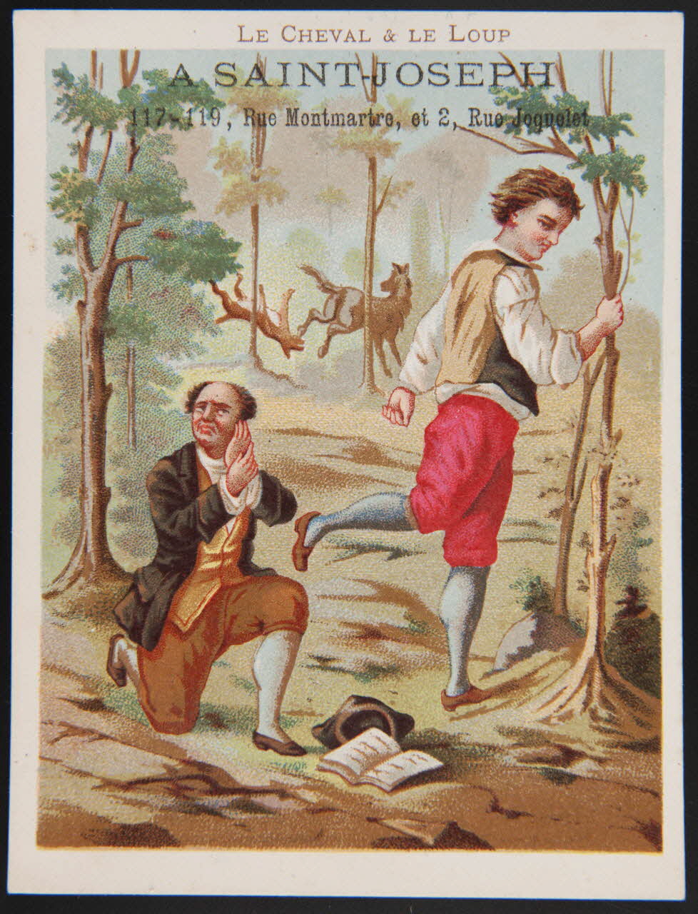 Bouillon-Rivoyre ; Cochet et Roulié carte réclame chromo Paris 1878-1880 1995.1.2845.2 Photo