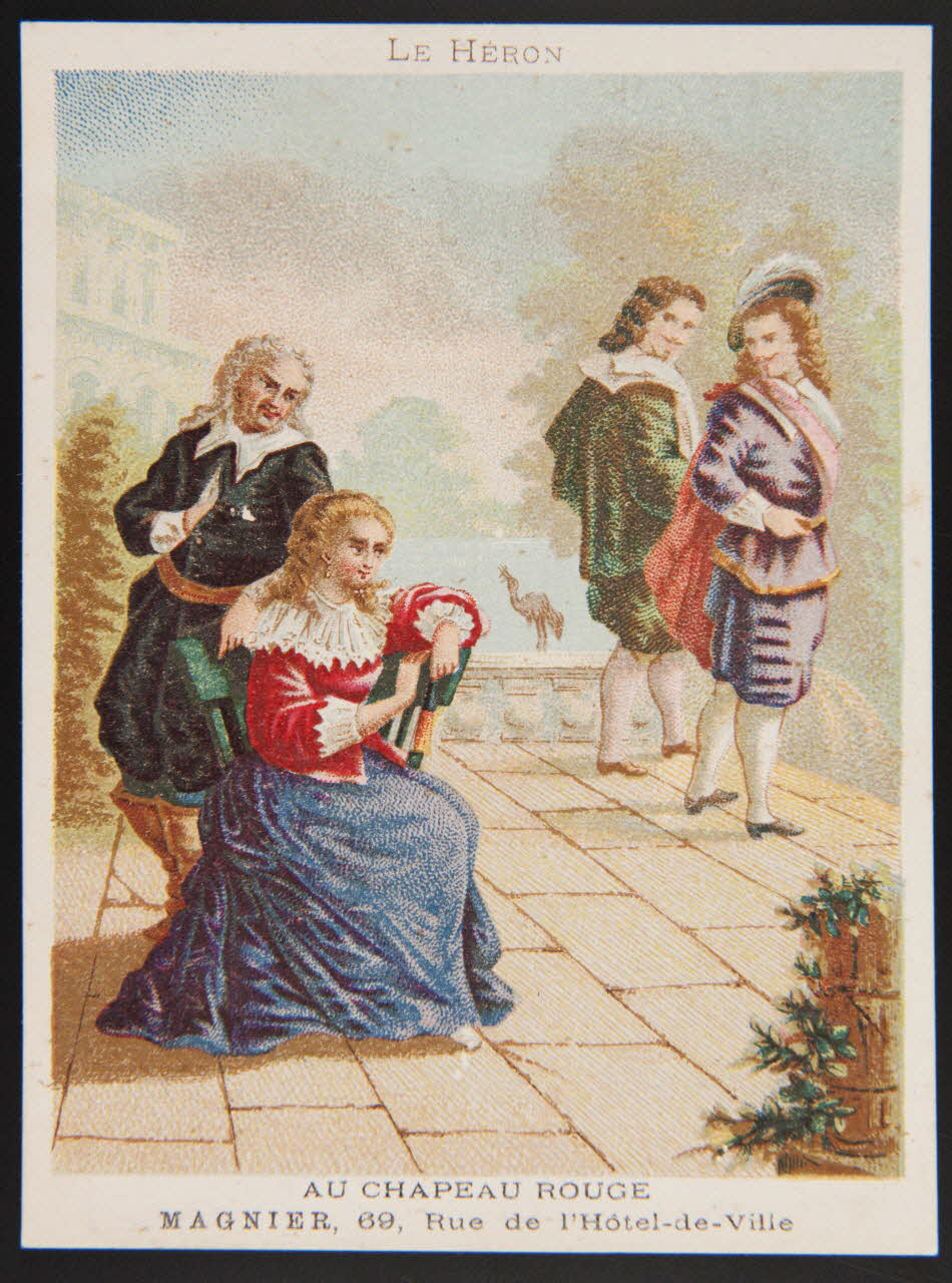 Cochet et Roulié ; Bouillon-Rivoyre carte réclame chromo Paris 1878-1880 1995.1.2845.7 Photo