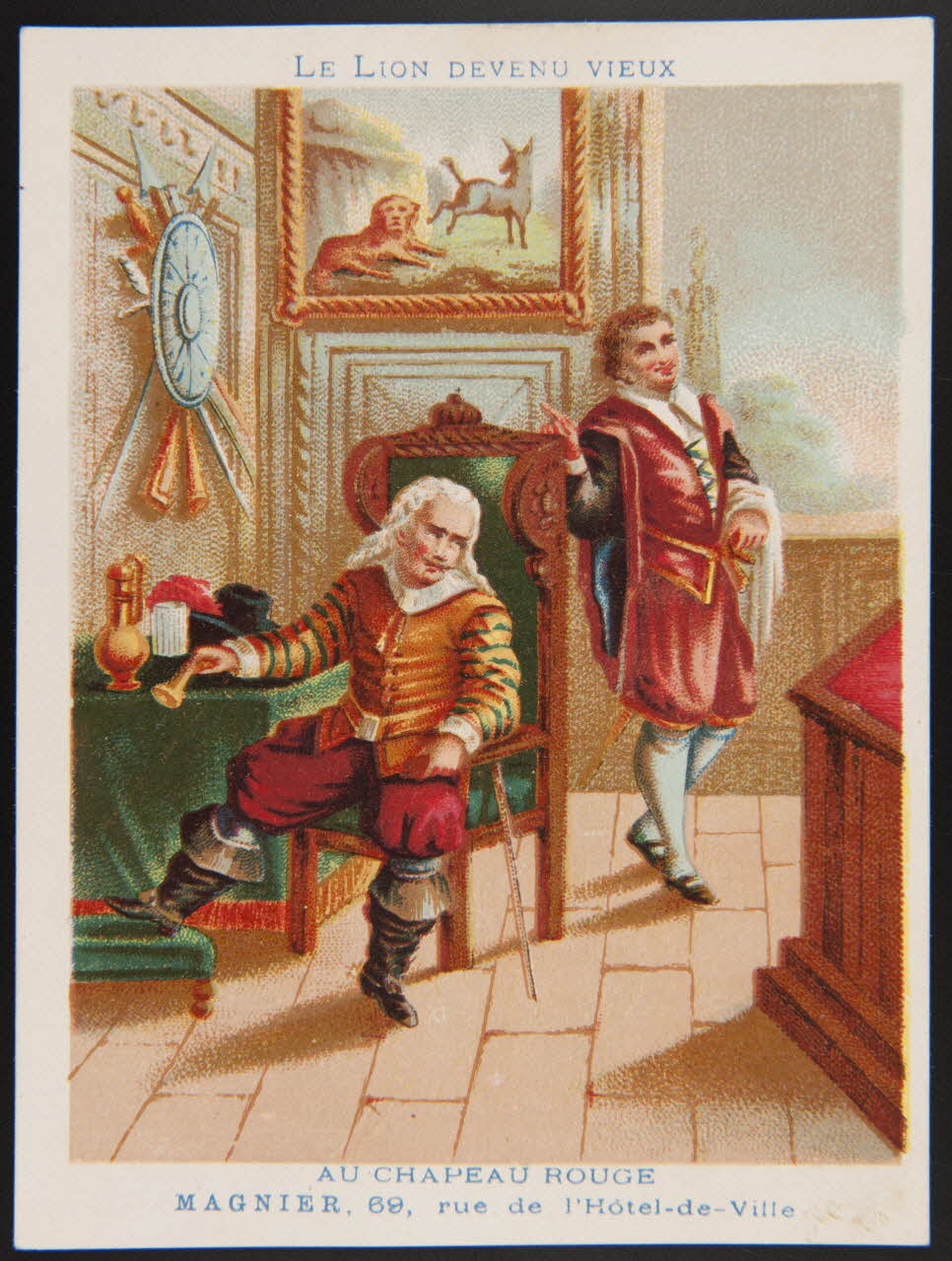 Cochet et Roulié ; Bouillon-Rivoyre carte réclame chromo Paris 1878-1880 1995.1.2845.8 Photo