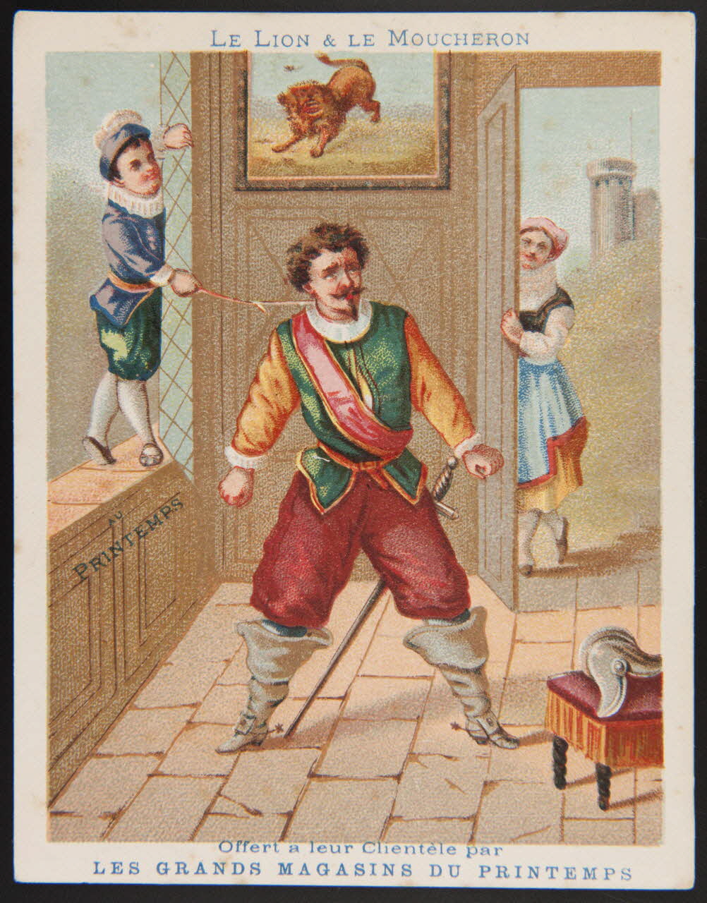 Cochet et Roulié ; Bouillon-Rivoyre carte réclame chromo Paris 1878-1880 1995.1.2845.9 Photo