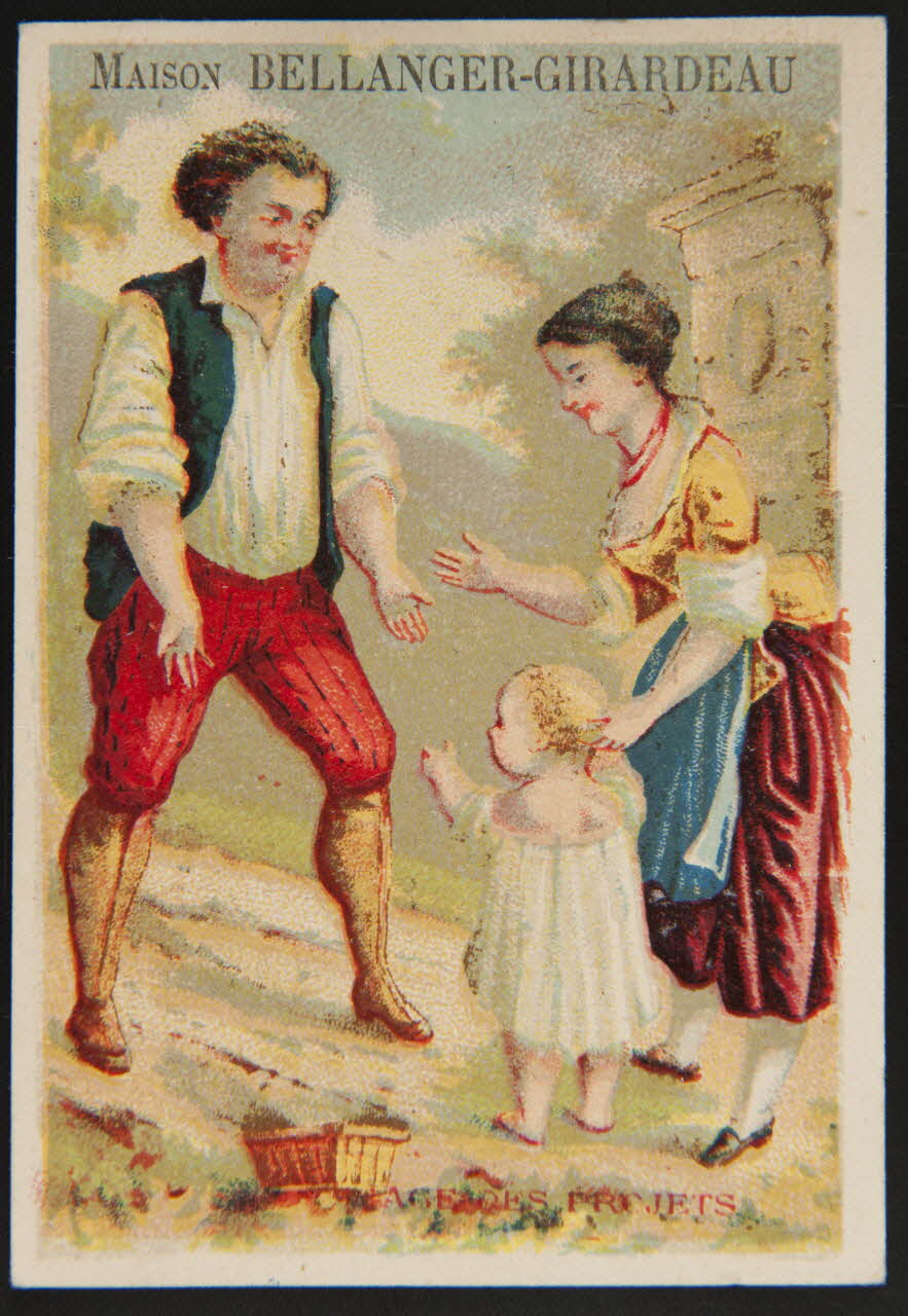 Bouillon-Rivoyre ; Kahn carte réclame chromo Paris 1877-1893 1995.1.2846.2 Photo