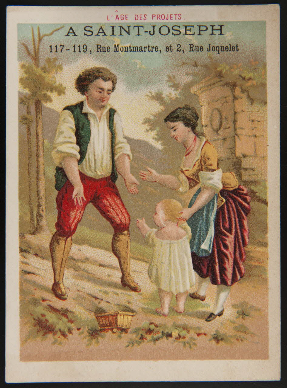 carte réclame chromo Paris 1878-1880 1995.1.2846.3 Photo