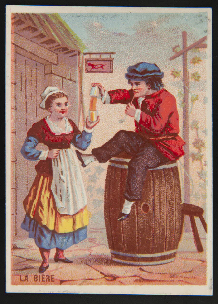 Bouillon-Rivoyre carte réclame chromo Paris 1877-1893 1995.1.2847.2 Photo