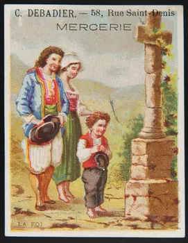 Bouillon-Rivoyre carte réclame chromo Paris 1877-1882 1995.1.2848.6 Photo