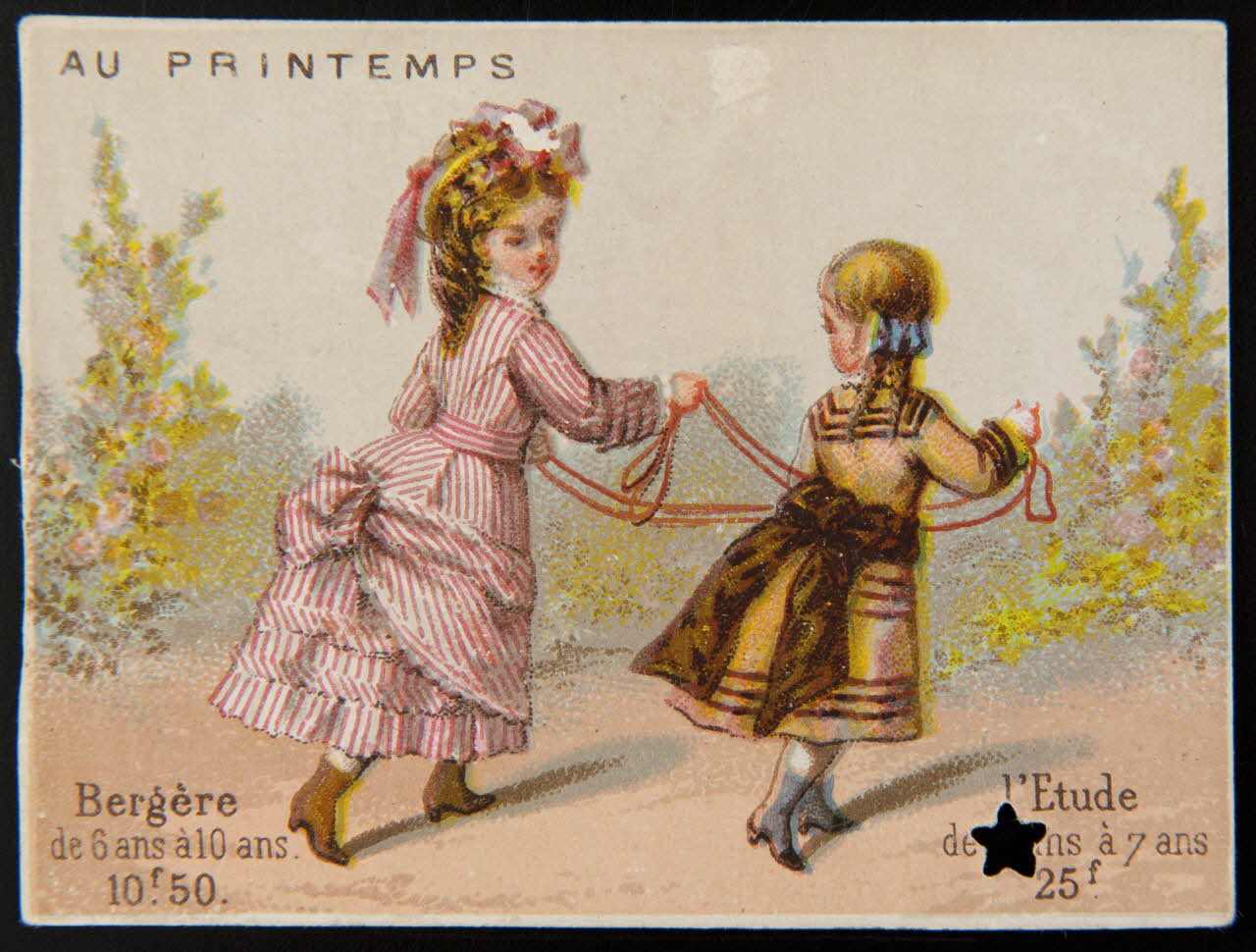 Testu & Massin carte réclame chromo Paris (lieu d'édition) publicité (commerce 1876 1995.1.2852.14 Photo