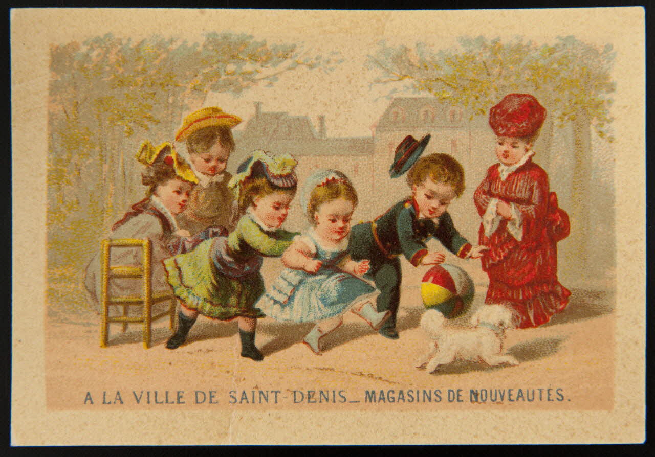Testu & Massin carte réclame chromo Paris 1876 1995.1.2852.2 Photo