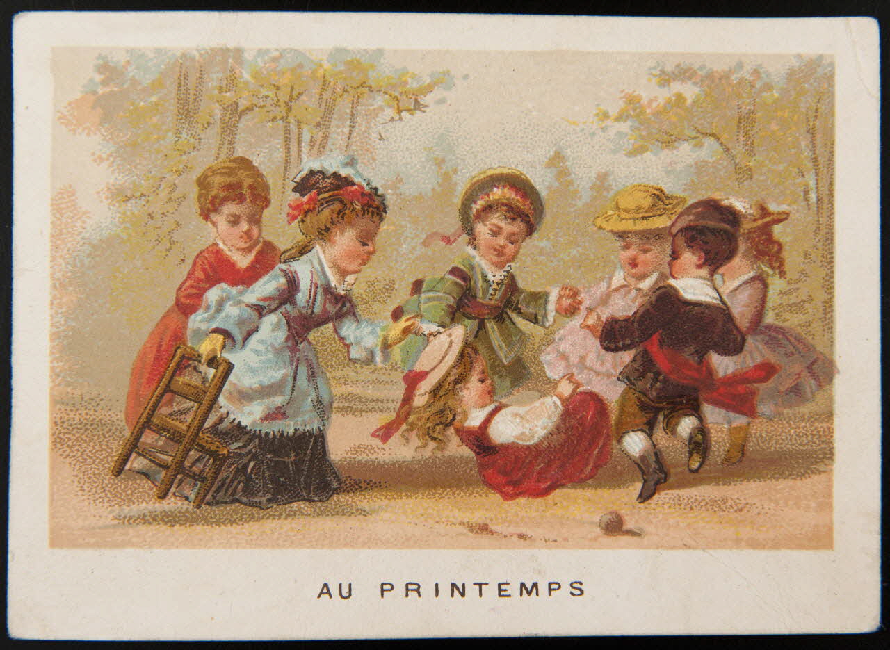 Testu & Massin carte réclame chromo Paris 1876-1878 1995.1.2852.3 Photo