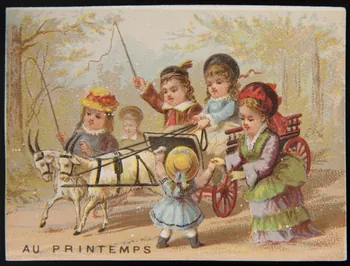 carte réclame chromo Paris 1876 1995.1.2852.7 Photo