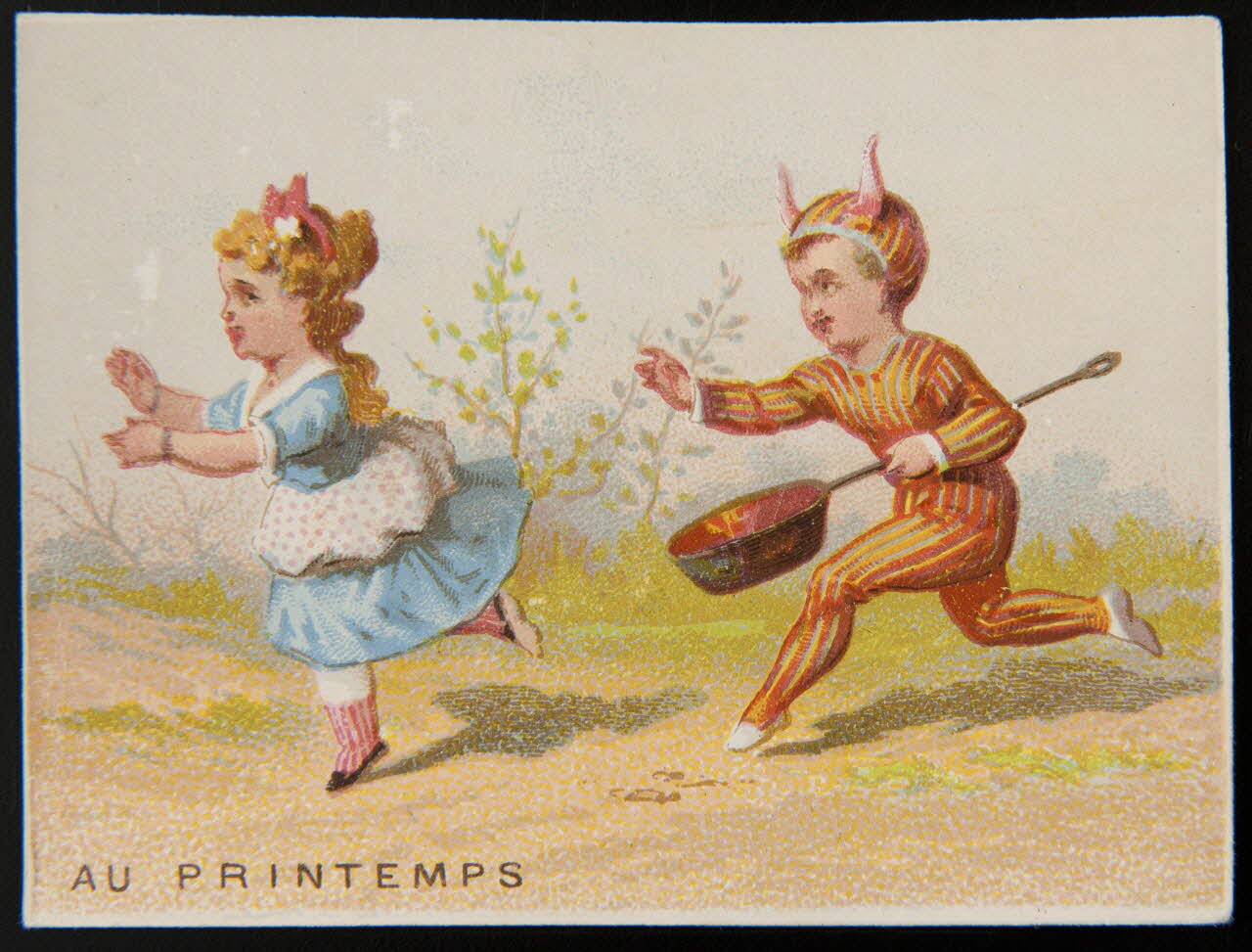 Testu & Massin carte réclame chromo Paris 1876-1878 1995.1.2853.14 Photo