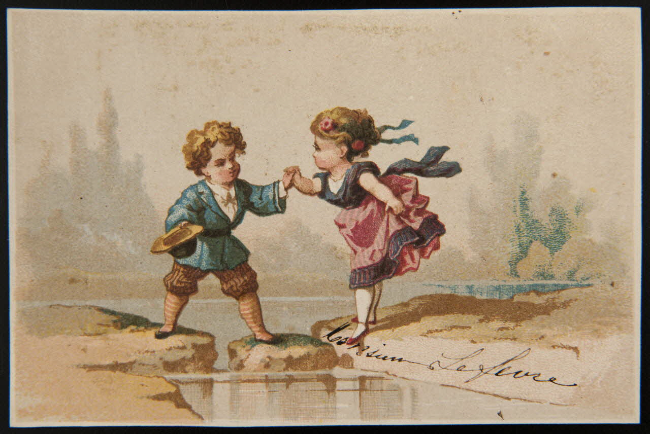 Testu & Massin carte réclame chromo Paris 1876-1903 1995.1.2853.19 Photo