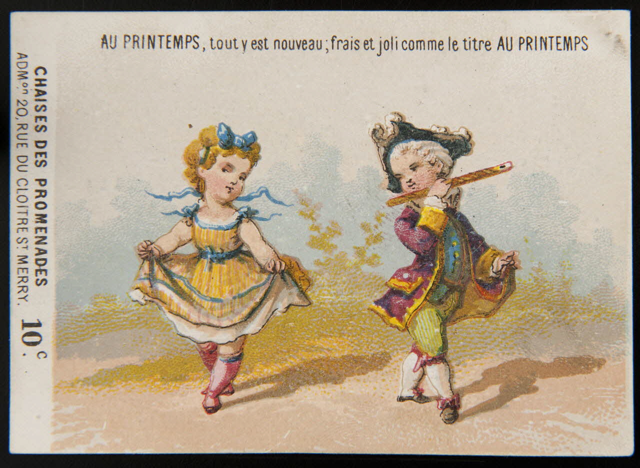 Testu & Massin carte réclame chromo Paris (lieu d'édition) publicité (commerce 1876-1903 1995.1.2853.23 Photo