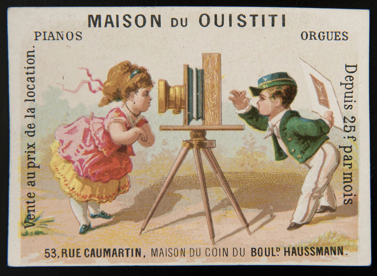 carte réclame chromo Paris 1876 1995.1.2853.25 Photo